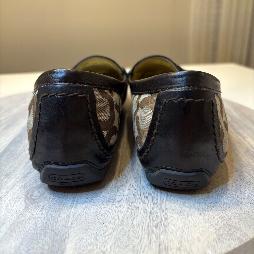 Coach Brown and Black Loafers - Picture 7 of 10